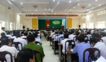 Hội nghị tập huấn chuyên đề tại huyện Châu Thành. Ảnh: Anh Tuấn.