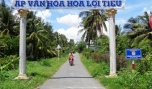 Tuyến đường “Thanh niên tự quản Trần Đức" (ấp Hòa Lợi Tiểu, xã Bình Ninh).