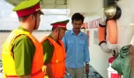 Kiểm tra an toàn PCCC trên phương tiện thủy nội địa.