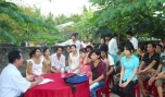 Một buổi tuyên truyền về chính sách, pháp luật cho người lao động tại Khu nhà trọ công nhân tự quản Mỹ Ngọc, xã Trung An (TP. Mỹ Tho).