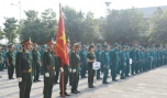 Lễ ra quân huấn luyện. Ảnh: Như Lam