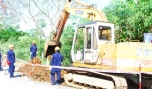 Mạng lưới tiếp nhận nước dẫn về các huyện phía Đông sẽ vượt tiến độ