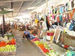 Một góc nhà lồng chợ Thạnh Trị. Ảnh: Phương Nghi