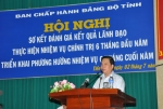Đồng chí Trần Thế Ngọc, Bí thư Tỉnh ủy phát biểu chỉ đạo hội nghị.