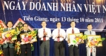 Tiền Giang tuyên dương doanh nghiệp, doanh nhân tiêu biểu năm 2011.