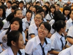 Cuộc thi nhằm ca ngợi lối sống đẹp học đường, những ấn tượng khó phai của tuổi học trò. Ảnh: HỒNG THÚY