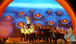 Chủ tịch Ủy ban Trung ương Mặt trận Tổ quốc Việt Nam Nguyễn Thiện Nhân phát biểu tại chương trình.