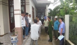 Hiện trường nơi xảy ra vụ án.