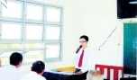 Thầy giáo Trần Đoàn Văn: Hát hay và say mê văn nghệ