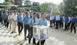 CBCNV, LĐ TICCO tại buổi quyên góp ủng hộ chương trình “Nghĩa tình Hoàng Sa, Trường Sa”