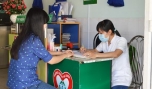 Tiếp nhận bệnh nhân tại phòng khám đa khoa Dân An (67 Hùng Vương, phường 7, TP. Mỹ Tho), một trong những điểm triển khai thí điểm mô hình bác sĩ gia đình trên địa bàn tỉnh. Ảnh: Vân Anh
