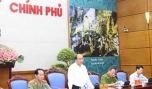 Phó Thủ tướng Nguyễn Xuân Phúc nhấn mạnh, công tác đấu tranh phòng, chống tội phạm đã có những chuyển biến rõ rệt, nhất là sự vào cuộc của các lực lượng chức năng, góp phần vào phát triển KT-XH của đất nước. Ảnh: VGP/Lê Sơn