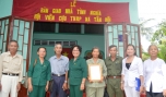 Bàn giao nhà tình nghĩa cho bà Trần Thị Kim Quang (Tân Hội, Cai Lậy)