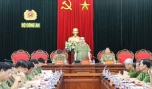 Bộ trưởng Bộ Công an Trần Đại Quang phát biểu chỉ đạo Hội nghị.
