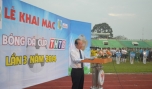 Ông Trần Thanh Đức, Phó Chủ tịch UBND tỉnh phát biểu tại lễ khai mạc