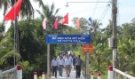 Xã Mỹ Phong nghiệm thu đường đạt chuẩn nông thôn mới