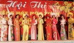 10 cô gái duyên dáng, xinh đẹp tại vòng chung kết Hội thi Duyên dáng mùa Xuân huyện Chợ Gạo năm 2015.