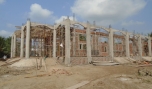 Công trình xây dựng Khu Trung tâm văn hóa xã.