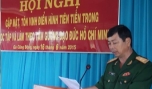 Trung tá Trần Văn Chỉ: Học và làm theo Bác bằng việc làm thiết thực