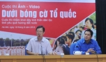 Ban tổ chức phát động cuộc thi "Dưới bóng cờ Tổ quốc." Ảnh: Trung ương Đoàn