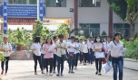 Thí sinh hoàn thành môn thi Địa lý tại Kỳ thi THPT Quốc gia năm 2016.