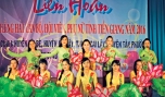 Tiết mục hát múa của đơn vị TX. Cai Lậy.
