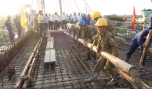 Hợp long cầu Chợ Gạo cũ.