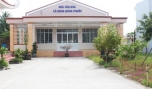 Nhà Văn hóa xã vừa được đầu tư xây dựng.