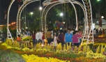 Đường hoa Hùng Vương trong Tết Quý Tỵ 2013. Ảnh: Vân Anh