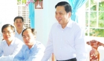 Ông Trần Thế Ngọc, Bí thư Tỉnh ủy chúc Tết cán bộ, công nhân Công ty TNHH VBL.