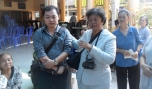 Cô Châu Ngọc và  anh Nguyễn Thanh Triều.