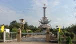 Tượng đài ở khu di tích chiến thắng Ngã Sáu - Bằng Lăng. Ảnh: Phùng Long
