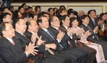 Các đại biểu tham dự lễ trao giải cuộc thi viết về Nông nghiệp, nông dân, nông thôn năm 2013 với chủ đề “Xây dựng nông thôn mới”. Ảnh: /Thành Chung