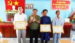 Xã Tân Phước trong Lễ đón nhận Xã an toàn về an ninh trật tự.