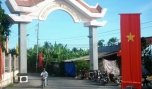 Xã Long An với diện mạo mới (ảnh chụp tại Cổng chào xã Long An).