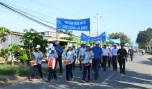 Tuần hành tuyên truyền, kêu gọi người dân hưởng ứng Tuần lễ Biển và Hải đảo Việt Nam và Ngày Quốc tế đa dạng sinh học năm 2014.