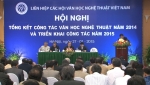 Hội nghị Tổng kết công tác văn học nghệ thuật năm 2014 và triển khai công tác năm 2015 của Liên hiệp các hội văn học nghệ thuật Việt Nam.