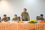 Thứ trưởng Bộ Công an thăm và làm việc với Công an Tiền Giang