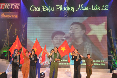 Chương trình truyền hình trực tiếp phục vụ lễ hội kỷ niệm 50 năm Chiến thắng Ấp Bắc.