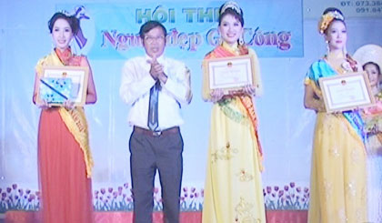 Nguyễn Lương Kiều Thanh đăng quang  “Người đẹp Gò Công Xuân 2013”