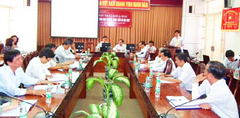 Quang cảnh buổi hội thảo.