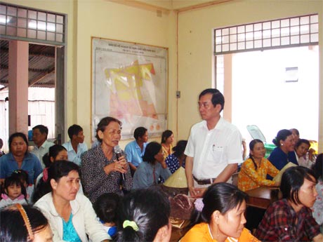 Lắng nghe ý kiến hộ nghèo để thực hiện các chính sách giảm nghèo và việc làm là công việc thường xuyên của ngành LĐ-TB&XH để có giải pháp nâng chất Chương trình Giảm nghèo & Việc làm.