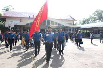 Sinh viên Đại học Tiền Giang hăng hái tham gia chiến dịch hè 2013.
