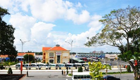 Bến tàu du lịch Mỹ Tho.