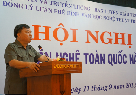 Thứ trưởng Đỗ Quý Doãn phát biểu khai mạc Hội nghị.