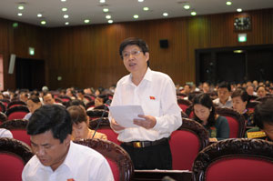 Đại biểu Nguyễn Hữu Hùng