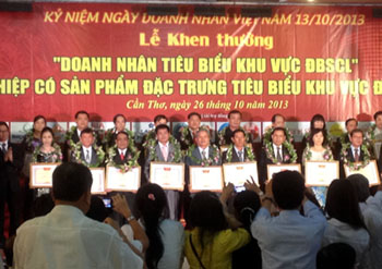 Tiền Giang: Có 8 doanh nhân tiêu biểu khu vực đồng bằng sông Cửu Long