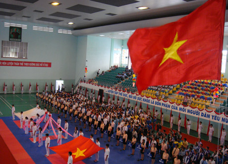 TP. Mỹ Tho: Khai mạc Đại hội Thể dục thể thao lần VII