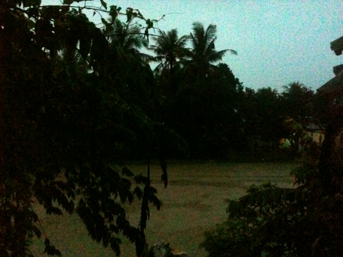 Mưa lớn xảy ra từ khuya 6-11 và kéo dài đến rạng sáng ngày 7-11.