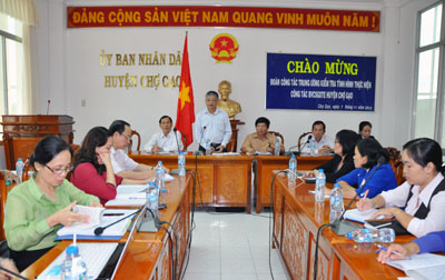 Quang cảnh làm việc.